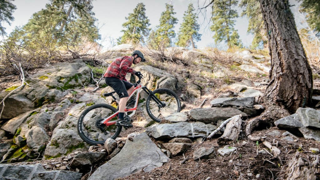 enduro mountain bike - careful with your pedals on technical climbs. we experienced a...