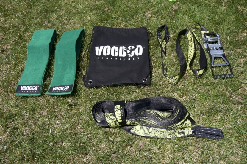 voodoo gold trickline - this model features two 40-inch tree protectors, a cloth bag, a...