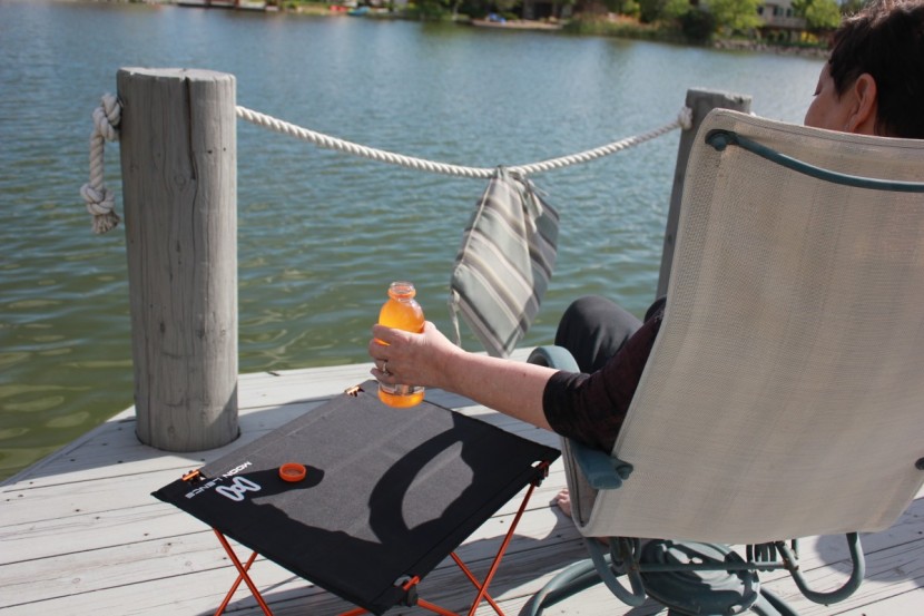 moon lence ultralight table - quick and easy set-up adds to the convenience this table provides.