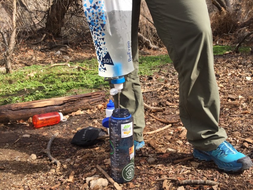 katadyn befree 3l - the 3l katadyn befree works well as a gravity filter for filling...