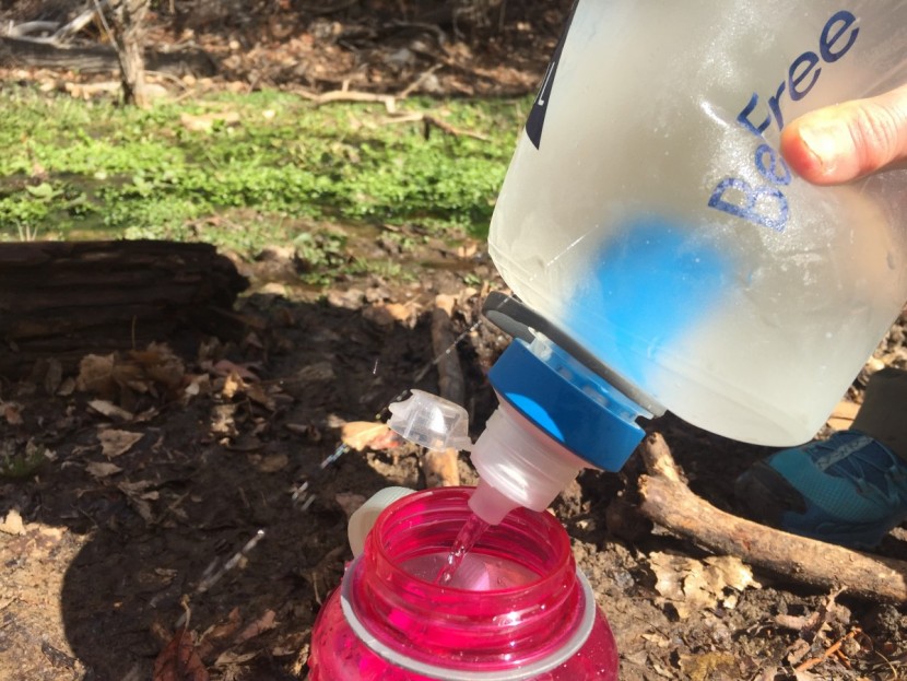 katadyn befree 3l - unfortunately, the befree's soft bottle sprung a leak on day one of...