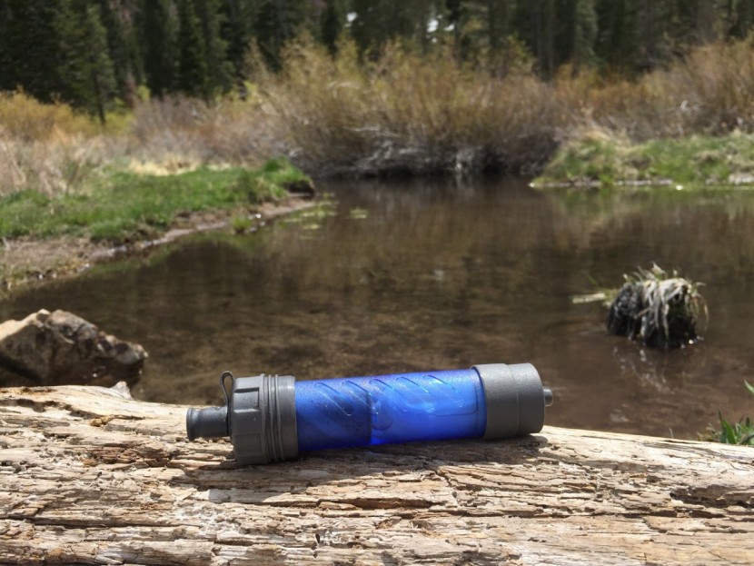 lifestraw flex - this lightweight filter can get rid of most water-borne pathogens...