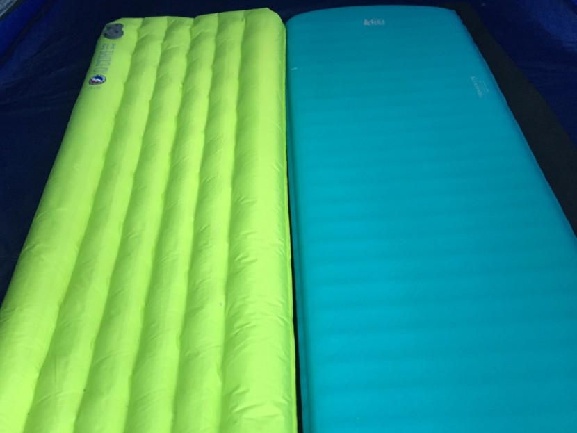 big agnes q-core slx petite - here you can see how big the q-core slx is compared to others.