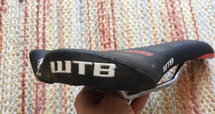 wtb volt chromoly - the abrasion-resistant material on the tail of the volt.