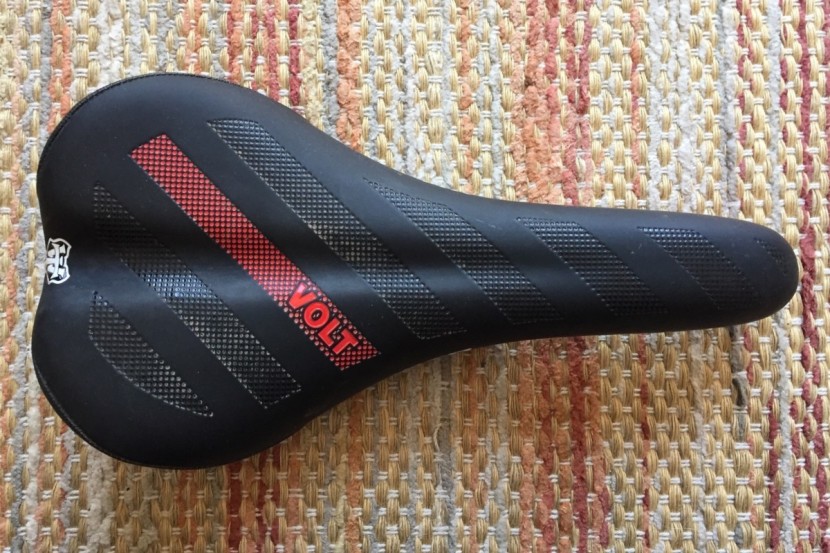 wtb volt chromoly - top view of the volt shows the teardrop shape and the shallow...