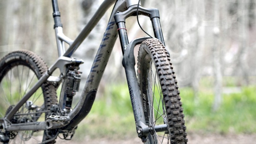 the 170mm rockshox lyrik was a standout.