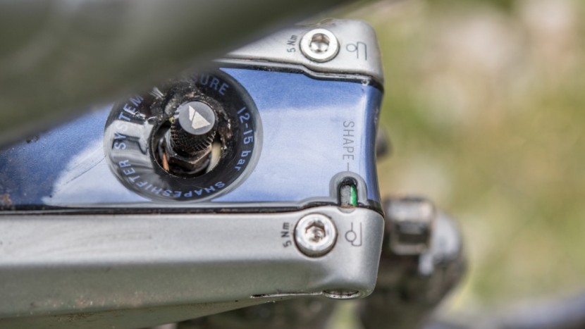 the shapeshifter system needs 12-15 bar of pressure while the...