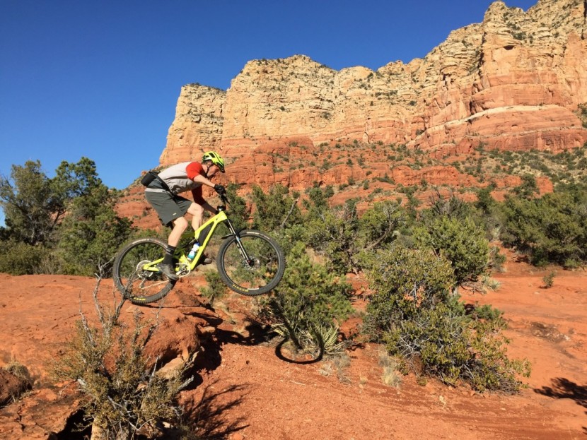 mountain bike saddle - some days testing mountain bike products are better than others...