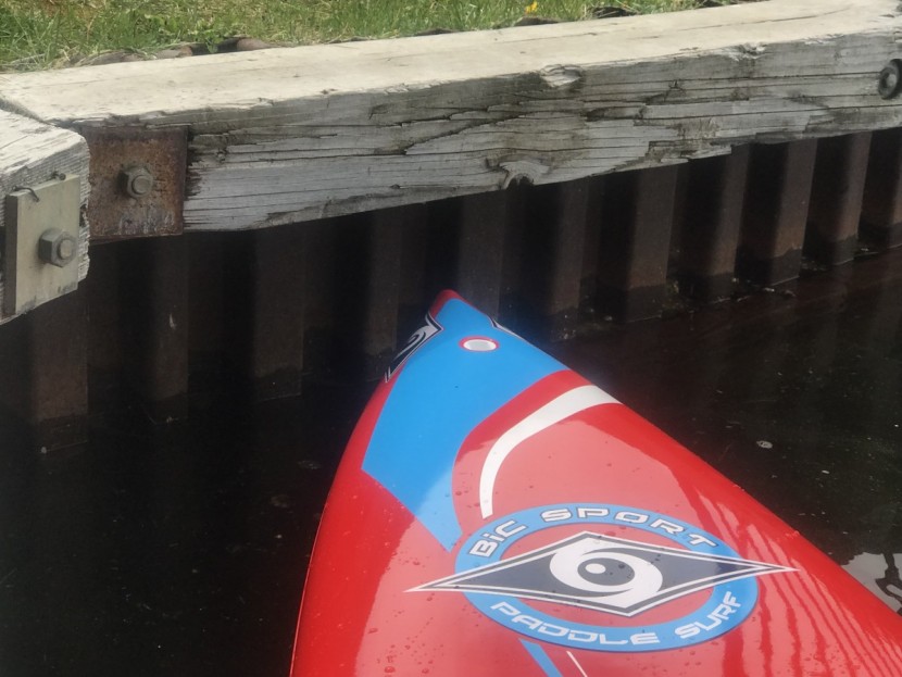 bic ace-tec wing - this board only sustained cosmetic damage, even after undergoing...