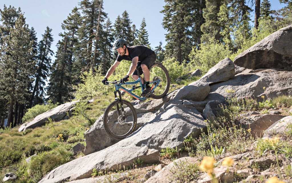 ibis ripmo gx 2018 - the ripmo has a mean front end that exudes confidence.