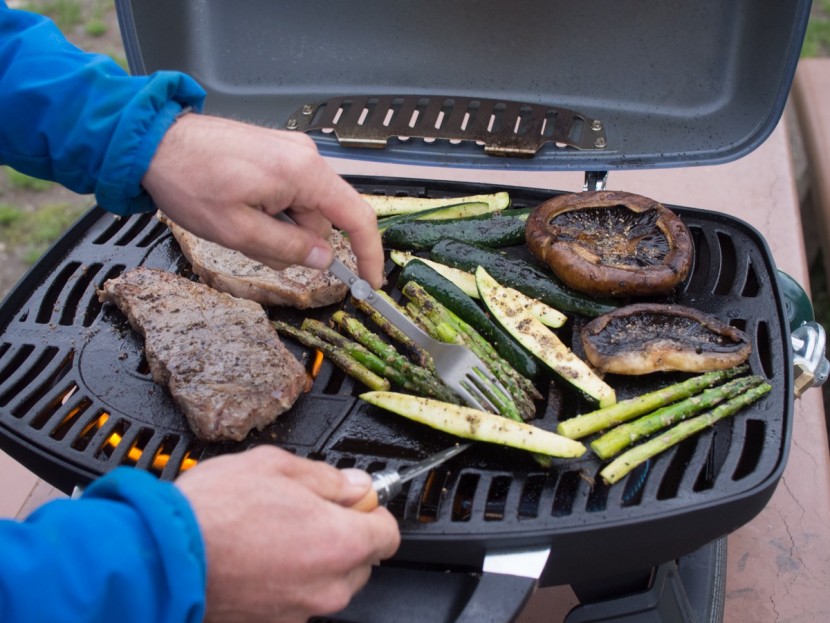 napoleon travelq 285 - for this hearty, entirely grilled meal for four hungry adults, the...