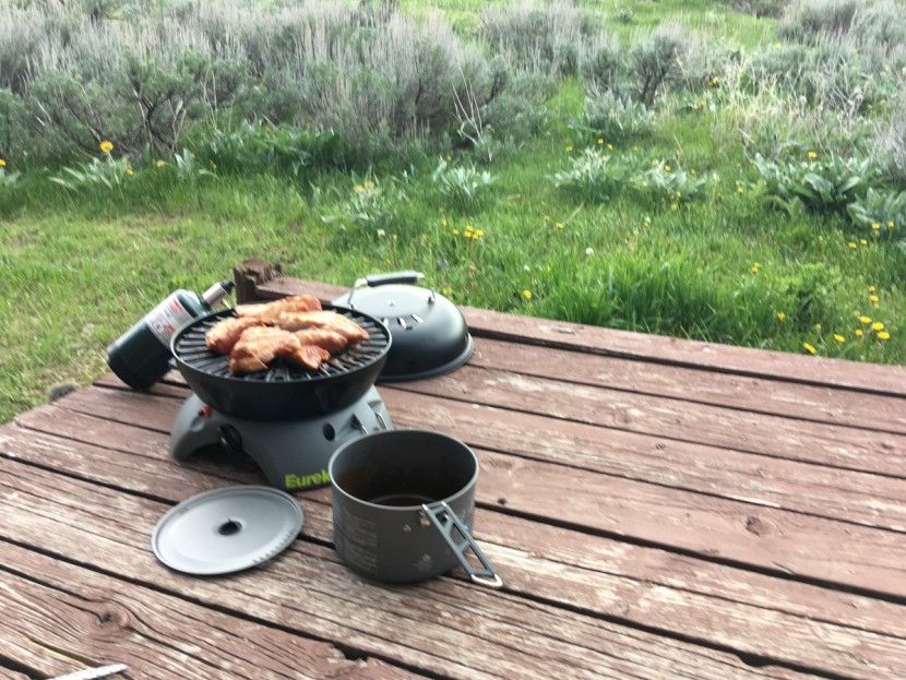 eureka gonzo - slow-grilled country style pork ribs were no trouble for the gonzo...