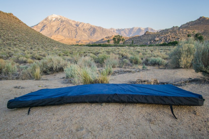 therm-a-rest dreamtime - the durable cover on this mat helps protect the air pad component...