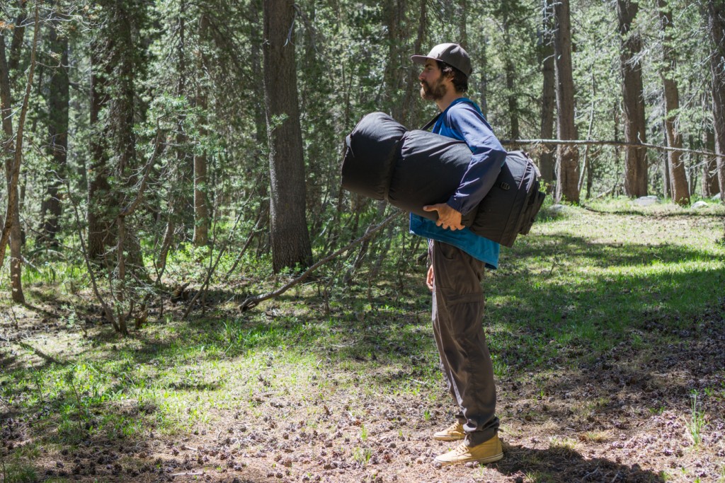 therm-a-rest dreamtime - this pad rolls up and can be easily carried, but has a very large...