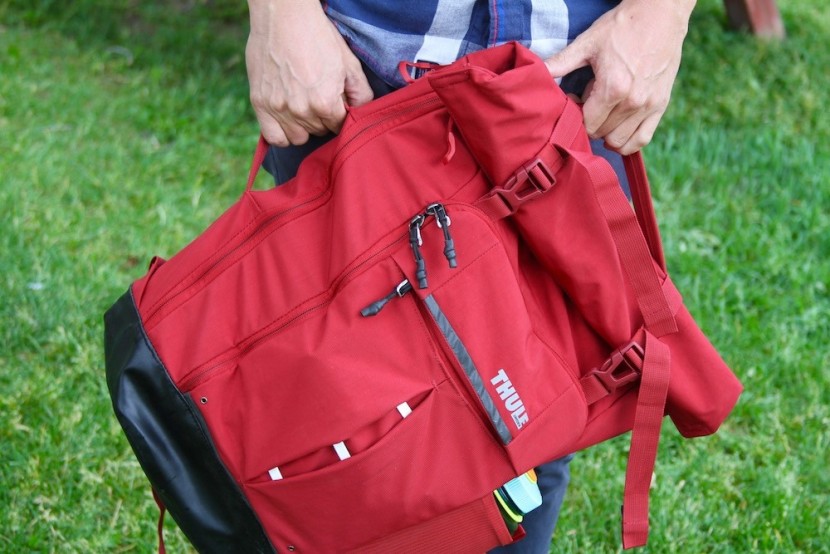 the top and side carry options make it easy to pick up and load up...