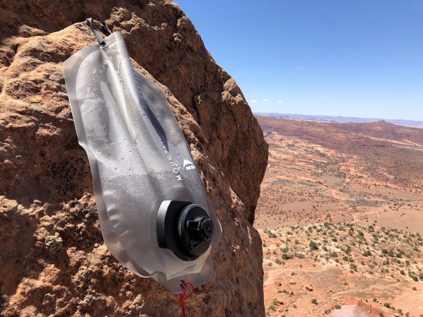 hydration bladder - the dromlite hydration bladder can be hung from rocks, stuffed into...