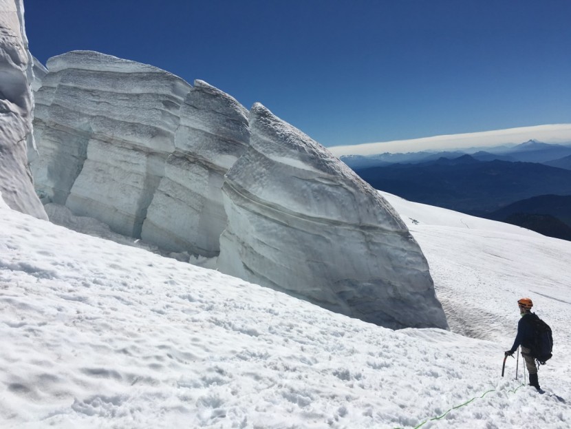 la sportiva trango alp evo gtx for women - this is about as close to ice climbing as we wanted to be in the...