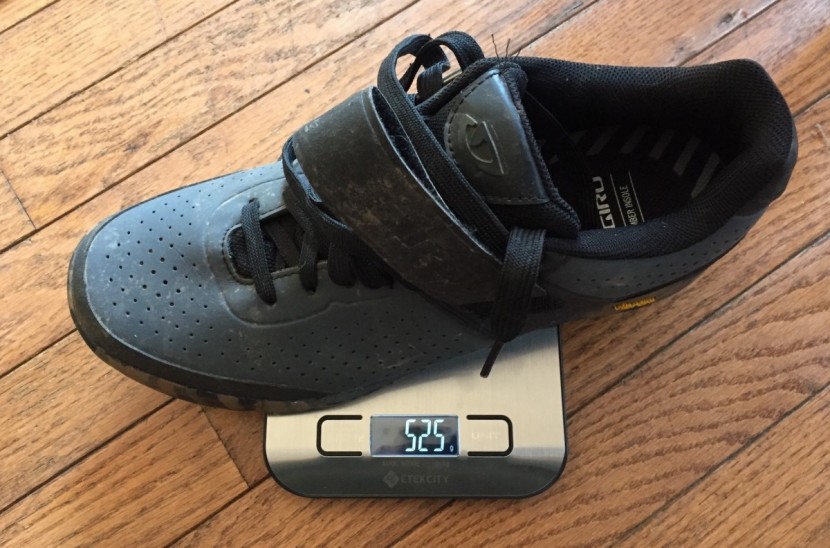 giro chamber ii - at 525g, the chamber ii is the second heaviest shoe we tested.