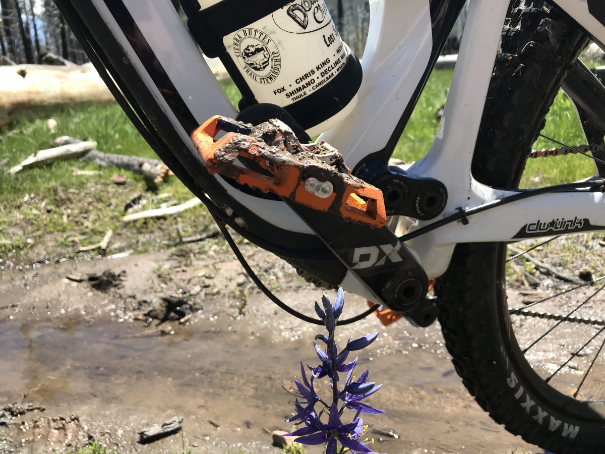 Crankbrothers Double Shot 2 Review (The Double Shot 2 picking up some of that messy trail.)