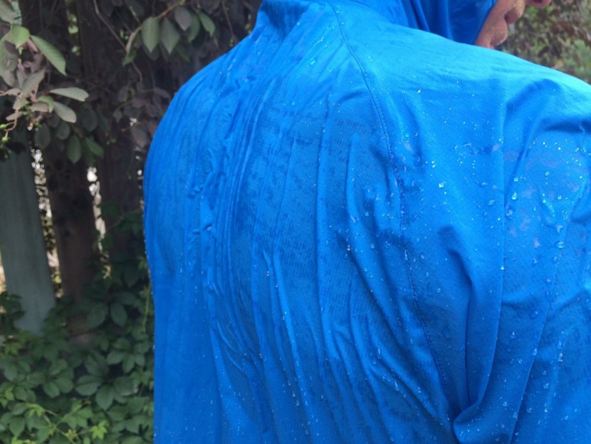 outdoor research tantrum ii - as you can see, water does not bead up and run off this jacket. it...