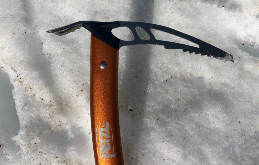 petzl ride - the ride features a steel pick and adze and is the lightest such...