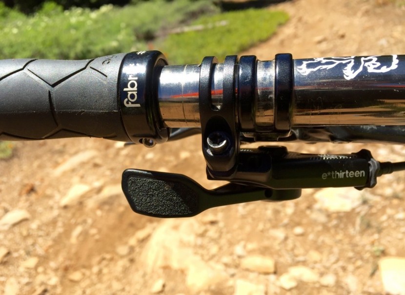 e*thirteen trs plus - the remote lever that comes with the trs+ has a great range of...