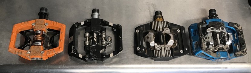 dmr v-twin - crankbrothers double shot 2, ht d1, shimano saint m820 and the v-twin