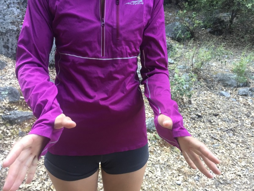 altra performance half-zip for women - this jacket's thumb loops were less comfortable than some of its...