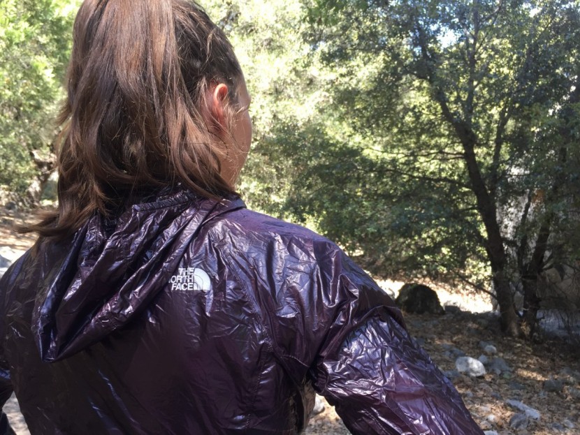 the north face flight rkt for women - check out the hood and reflective logo of the flight rkt.