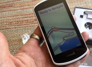 garmin edge 1030 - the large color screen on the edge 1030 has clear and easy to read...