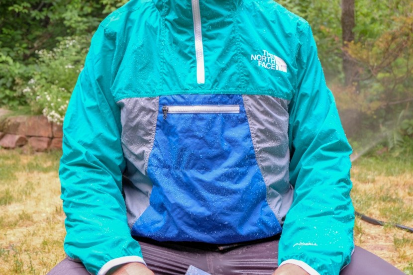 the north face crew run wind anorak - the burly wind wall fabric of the anorak did a great job beading...
