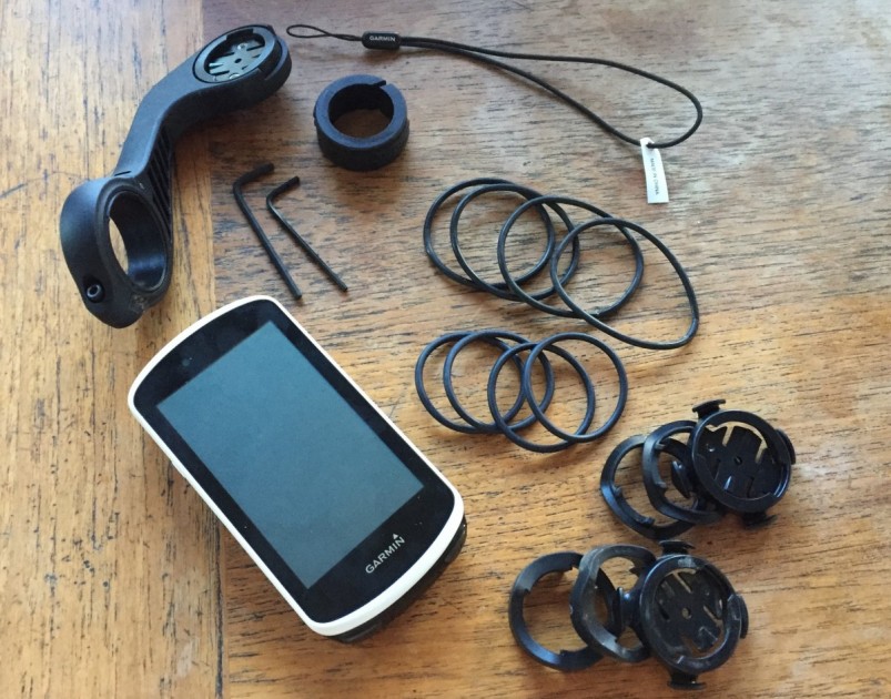 garmin edge 1030 - several mounting options are included with the edge 1030, including...