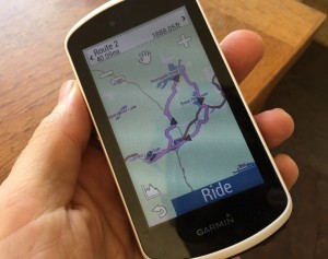 garmin edge 1030 - round trip routing creates three route options for you to choose...