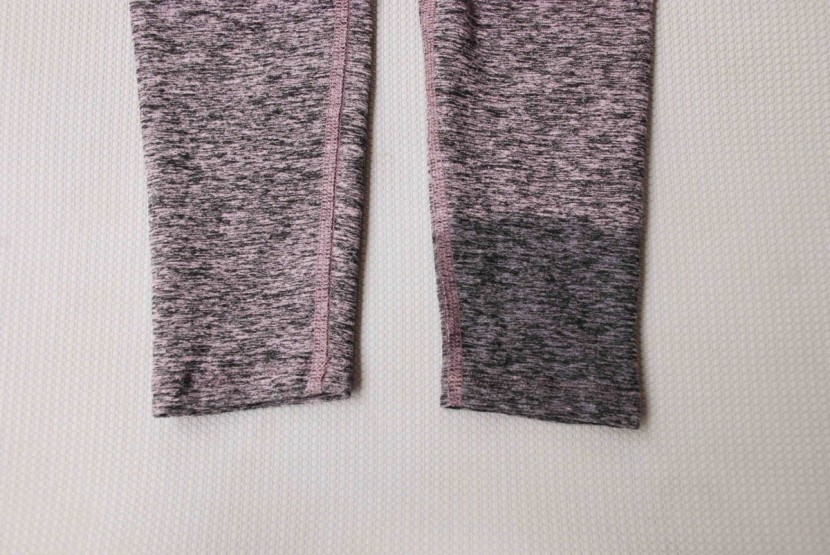 beyond yoga spacedye high-waist - the lighter color that we tested darkens considerably when wet.