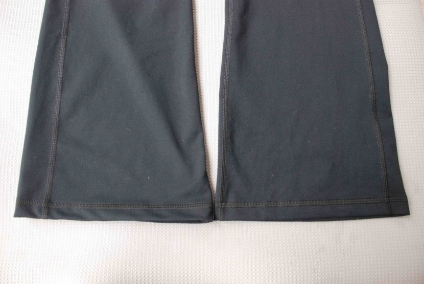 under armour mirror boot cut - we dipped the right leg in water, but like most other black pants...