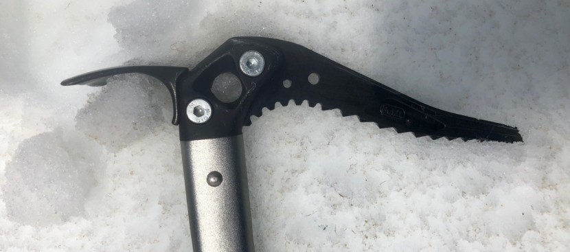 ice axe - a reverse curve pick, as seen on this petzl sum'tec, is the best for...