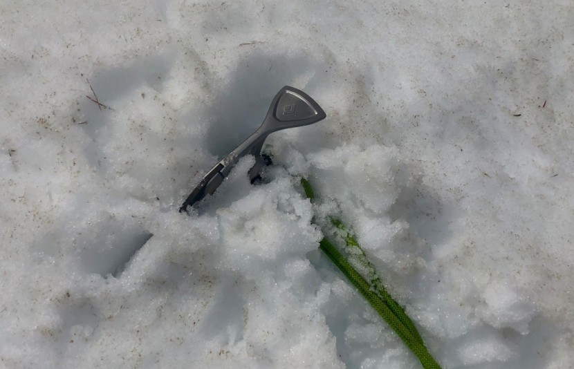 ice axe - we gave higher scores to models that were easier to clip or sling...