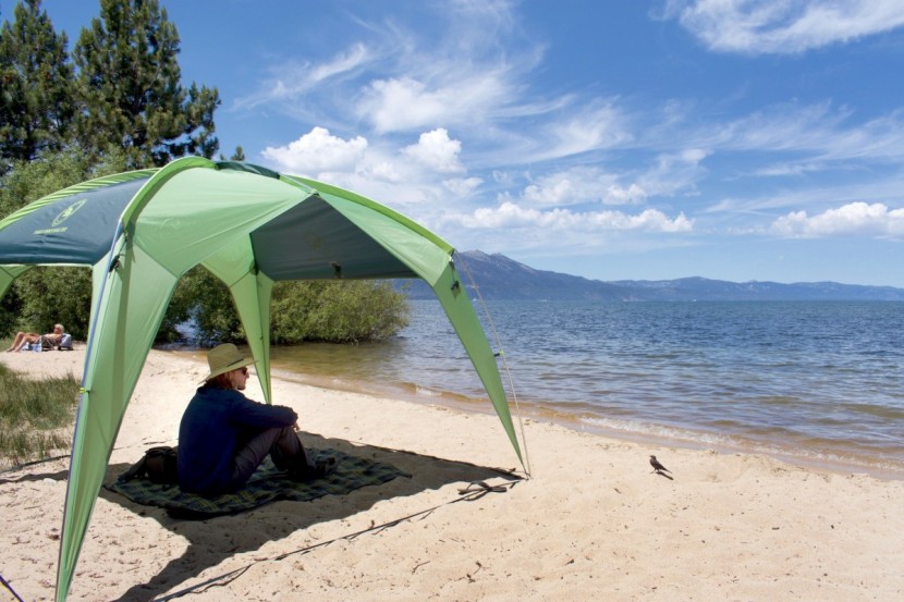 big agnes three forks shelter - our testers found this to be a good beach canopy for days on the...
