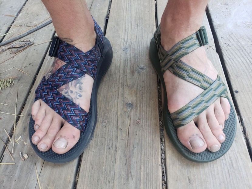 chaco mega z/cloud - for the most part, we were fond of the extra wide straps of the mega...
