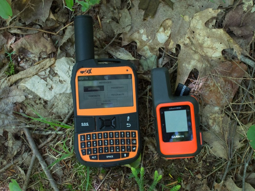 size comparison of the spot x and inreach mini. clearly, the mini is...