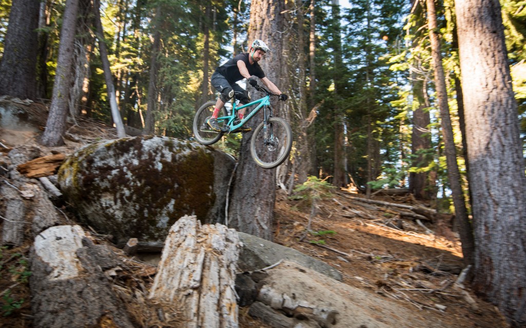 santa cruz bronson carbon s - this redesigned bike is very capable of getting rad.