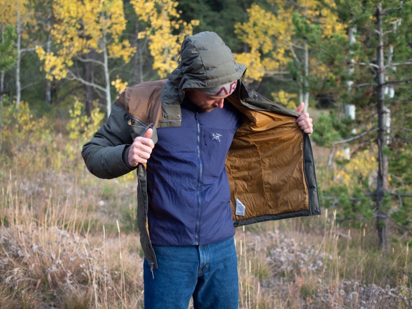 outdoor research whitefish down jacket - the smooth, free-hanging liner of the whitefish adds some warmth and...