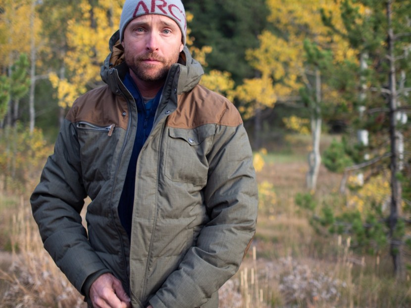 outdoor research whitefish down jacket - for casual style in mild winter temperatures (or cold autumn...