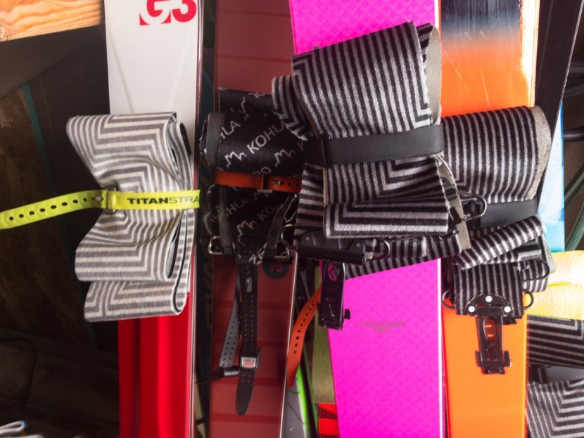 black diamond ultralite mix sts - a colorful capture of some of the tested skins, 2018. left to right...