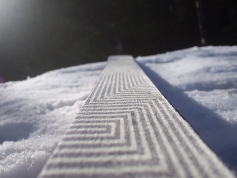 black diamond ultralite mix sts - the plush side of the ultralight skins, on a beautiful, sunny powder...