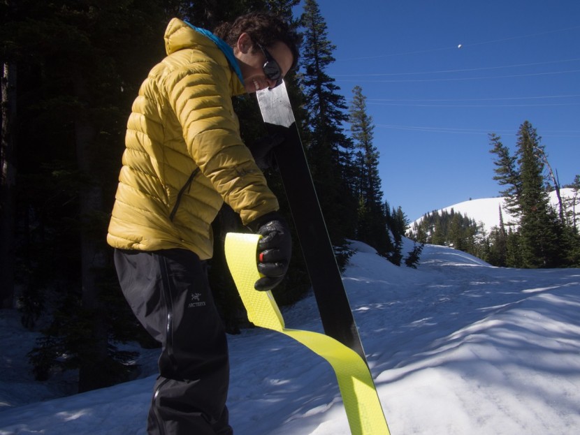 fischer profoil hannibal - most skins are stored glue-to-glue. the profoil, because the glue is...