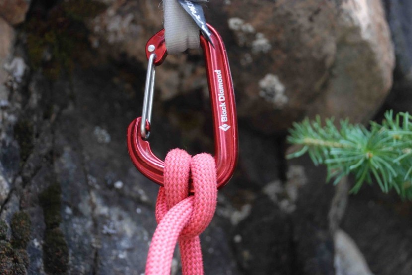 black diamond neutrino - this carabiner can hold a clove hitch without any issues, but when...