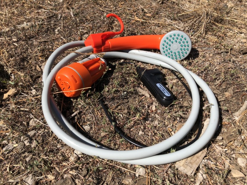 anglink portable - just stick the pump in a bucket of water and you're good to go!