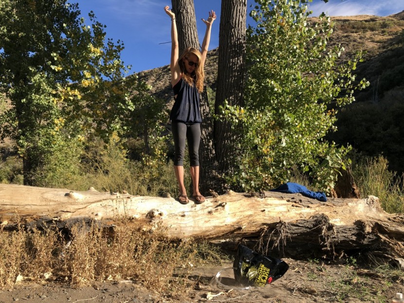 coghlan's 5-gallon - testing the coghlan's shower to see if it can withstand being dropped.