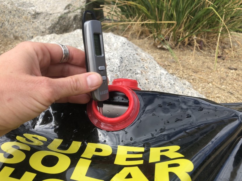 coghlan's 5-gallon - the black plastic helps soak up the sun's rays and heat your water -...